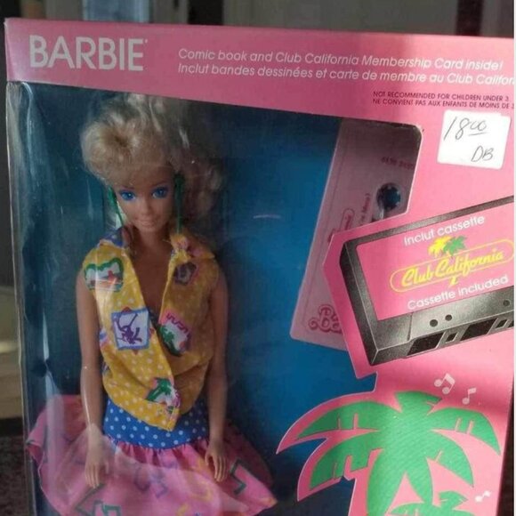 1987 Club California Barbie Doll New In Box - Picture 7 of 7